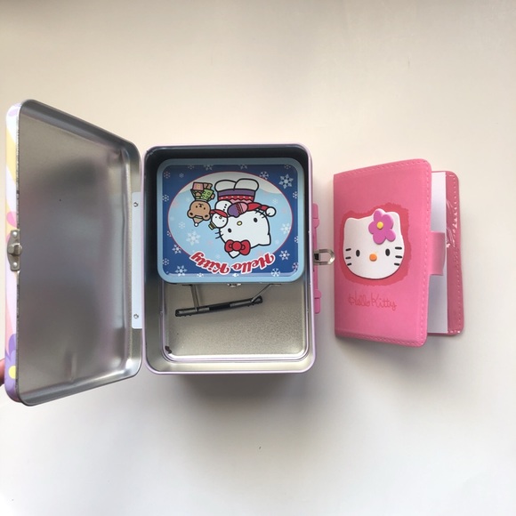Hello Kitty Lunch Tins, Notepad, Drawstring bag - Picture 9 of 16